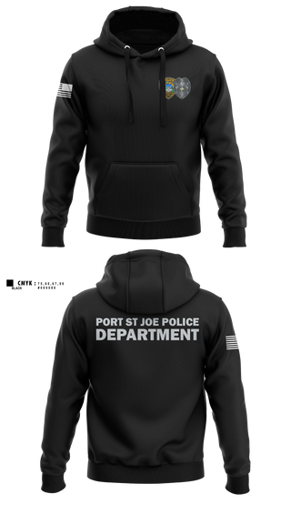 Hoodie, Port St. Joe Police Department, Police, Teamtime, Team time, sublimation, custom sports apparel, team uniforms, spirit wear, spiritwear, sports uniforms, custom shirts, team store, custom team store, fundraiser sports, apparel fundraiser