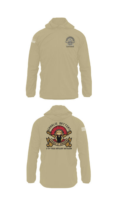 Charlie BTRY 2-114th FA 81101769 Windbreaker - 77