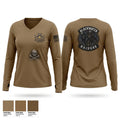 Blackwater Raiders Airsoft 63620381 Women's Long Sleeve V-neck Shirt - 1
