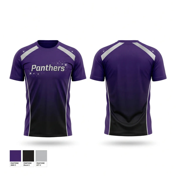 Short Sleeve Performance Shirt, Panthers, Cheer, Teamtime, Team time, sublimation, custom sports apparel, team uniforms, spirit wear, spiritwear, sports uniforms, custom shirts, team store, custom team store, fundraiser sports, apparel fundraiser