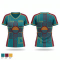 Las Cruces Aquatic Team Women's Short Sleeve V-neck Shirt - 1