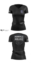 Prairieville Township police Women's Short Sleeve V-neck Shirt - 100