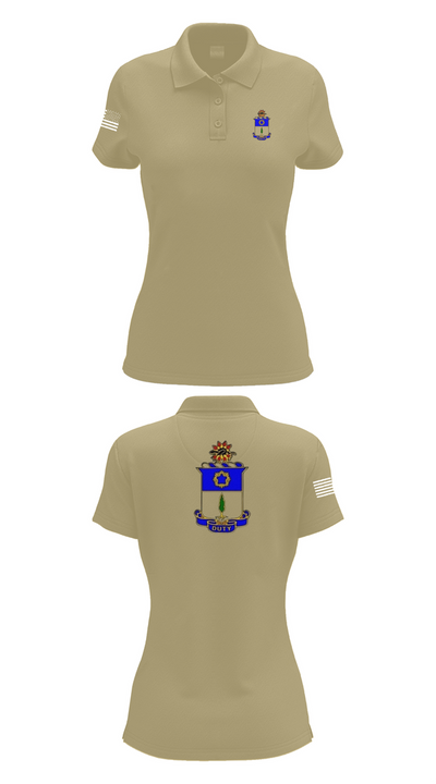 C co. 4/21 Nightfighters 39562086 Women's Short Sleeve Performance Polo  - 95