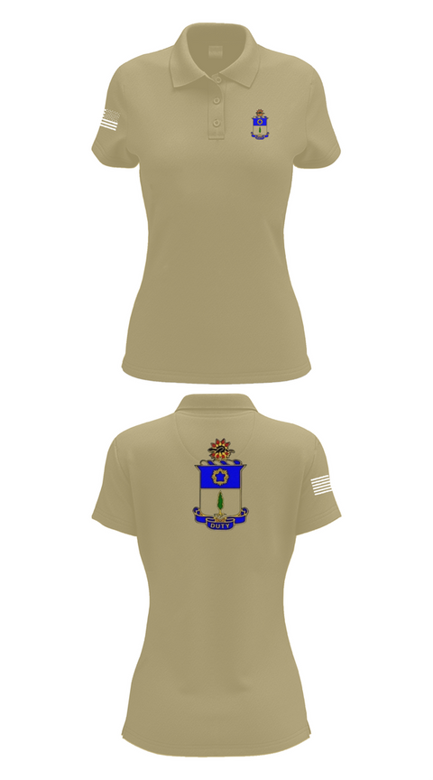 Womens Short Sleeve Performance Polo, C co. 4/21 Nightfighters, , Teamtime, Team time, sublimation, custom sports apparel, team uniforms, spirit wear, spiritwear, sports uniforms, custom shirts, team store, custom team store, fundraiser sports, apparel fundraiser