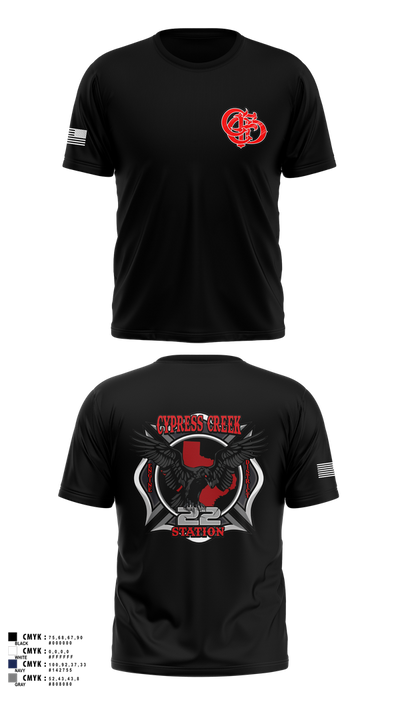 Cy creek fire 22 83530628 Old School Cotton Feel Shirt - 50