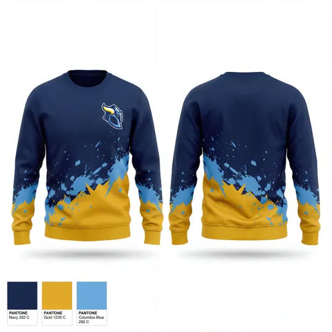 Crew Neck Sweatshirt, River City Raiders, Wrestling, Teamtime, Team time, sublimation, custom sports apparel, team uniforms, spirit wear, spiritwear, sports uniforms, custom shirts, team store, custom team store, fundraiser sports, apparel fundraiser