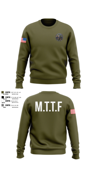 Crew Neck Sweatshirt, Major Theft Task Force, Police, Teamtime, Team time, sublimation, custom sports apparel, team uniforms, spirit wear, spiritwear, sports uniforms, custom shirts, team store, custom team store, fundraiser sports, apparel fundraiser