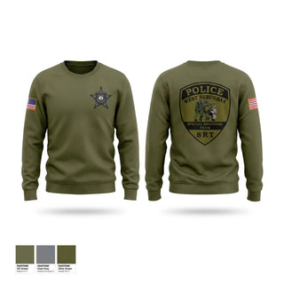 Crew Neck Sweatshirt, West Suburban SRT, Police, Teamtime, Team time, sublimation, custom sports apparel, team uniforms, spirit wear, spiritwear, sports uniforms, custom shirts, team store, custom team store, fundraiser sports, apparel fundraiser