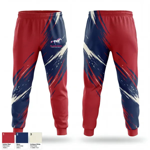 Sweatpants, Plaza Park, Track & Field, Teamtime, Team time, sublimation, custom sports apparel, team uniforms, spirit wear, spiritwear, sports uniforms, custom shirts, team store, custom team store, fundraiser sports, apparel fundraiser