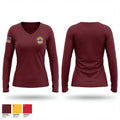 Charlie conquerors 84209914 Women's Long Sleeve V-neck Shirt - 1