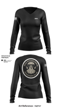 301 76362745 Women's Long Sleeve V-neck Shirt - 100