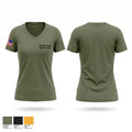 Wakulla County Sheriff’s Office Women's Short Sleeve V-neck Shirt - 1