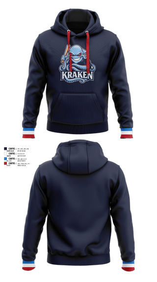 Hoodie, Kraken, Baseball, Teamtime, Team time, sublimation, custom sports apparel, team uniforms, spirit wear, spiritwear, sports uniforms, custom shirts, team store, custom team store, fundraiser sports, apparel fundraiser