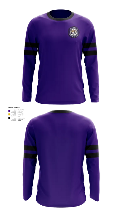 Onsted Wildcats 80514527 Long Sleeve Performance Shirt 21
