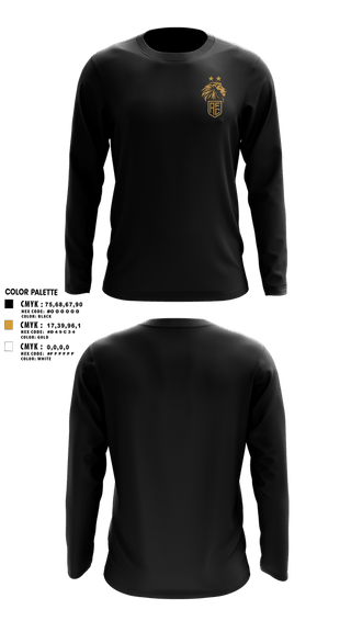 Long Sleeve Performance Shirt, Aspire FC Lions, Men's Soccer, Teamtime, Team time, sublimation, custom sports apparel, team uniforms, spirit wear, spiritwear, sports uniforms, custom shirts, team store, custom team store, fundraiser sports, apparel fundraiser
