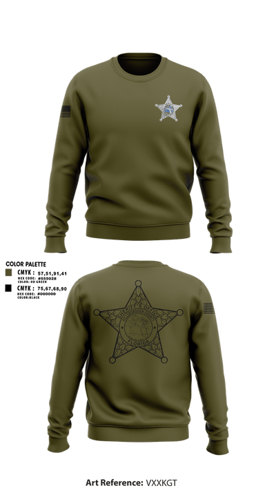 District I Street Crimes 1468514 Crew Neck Sweatshirt - 103