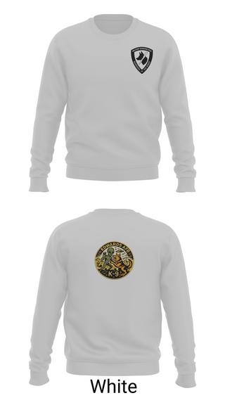 Crew Neck Sweatshirt, 412th Military Working Dog, Air Force, Teamtime, Team time, sublimation, custom sports apparel, team uniforms, spirit wear, spiritwear, sports uniforms, custom shirts, team store, custom team store, fundraiser sports, apparel fundraiser