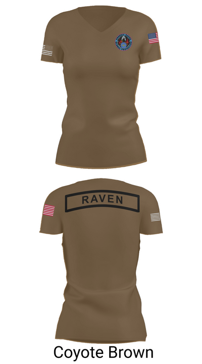 Phoenix Raven Instrutor 33351761 Women's Short Sleeve V-neck Shirt - 8