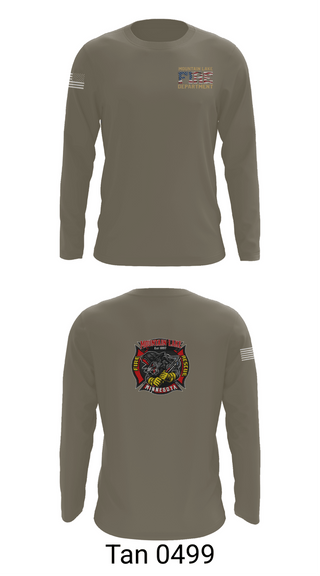 Long Sleeve Performance Shirt, Mountain Lake Fire & Rescue, Fire Department, Teamtime, Team time, sublimation, custom sports apparel, team uniforms, spirit wear, spiritwear, sports uniforms, custom shirts, team store, custom team store, fundraiser sports, apparel fundraiser