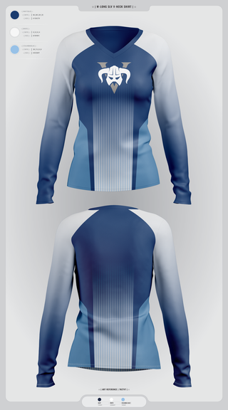 Womens Long Sleeve Vneck Shirt, Nashoba Tech Soccer, Women's Soccer, Teamtime, Team time, sublimation, custom sports apparel, team uniforms, spirit wear, spiritwear, sports uniforms, custom shirts, team store, custom team store, fundraiser sports, apparel fundraiser