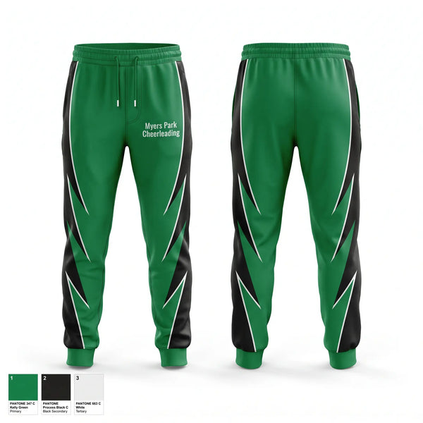 Sweatpants, Myers Park Cheerleading, Cheer, Teamtime, Team time, sublimation, custom sports apparel, team uniforms, spirit wear, spiritwear, sports uniforms, custom shirts, team store, custom team store, fundraiser sports, apparel fundraiser