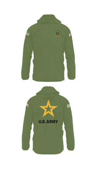 Windbreaker, University of Toledo Army Marksmanship Unit, Army, Teamtime, Team time, sublimation, custom sports apparel, team uniforms, spirit wear, spiritwear, sports uniforms, custom shirts, team store, custom team store, fundraiser sports, apparel fundraiser