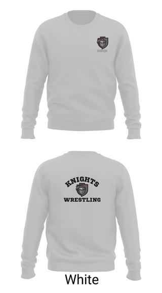 Crew Neck Sweatshirt, Lansingburgh Knights, Wrestling, Teamtime, Team time, sublimation, custom sports apparel, team uniforms, spirit wear, spiritwear, sports uniforms, custom shirts, team store, custom team store, fundraiser sports, apparel fundraiser