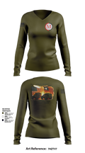 ManTech 79829219 Women's Long Sleeve V-neck Shirt - 104