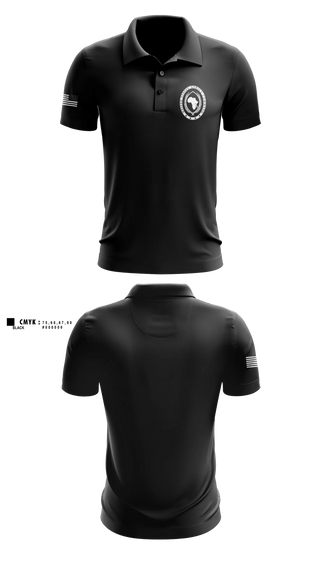 Long Sleeve Performance Polo, USAFRICOM, Army, Teamtime, Team time, sublimation, custom sports apparel, team uniforms, spirit wear, spiritwear, sports uniforms, custom shirts, team store, custom team store, fundraiser sports, apparel fundraiser