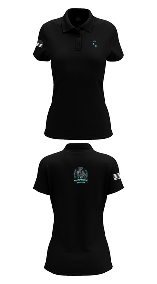 Womens Short Sleeve Performance Polo, Shooters odyssey, National Guard, Teamtime, Team time, sublimation, custom sports apparel, team uniforms, spirit wear, spiritwear, sports uniforms, custom shirts, team store, custom team store, fundraiser sports, apparel fundraiser