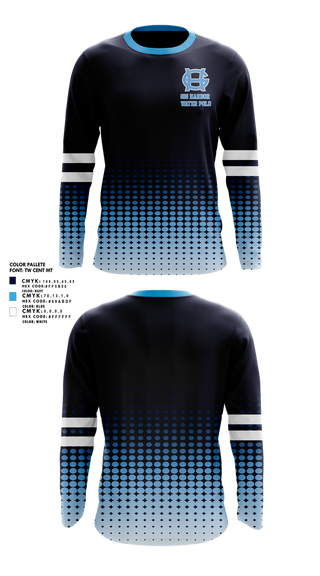 Long Sleeve Performance Shirt, Gig Harbor Water Polo, Water Polo, Teamtime, Team time, sublimation, custom sports apparel, team uniforms, spirit wear, spiritwear, sports uniforms, custom shirts, team store, custom team store, fundraiser sports, apparel fundraiser