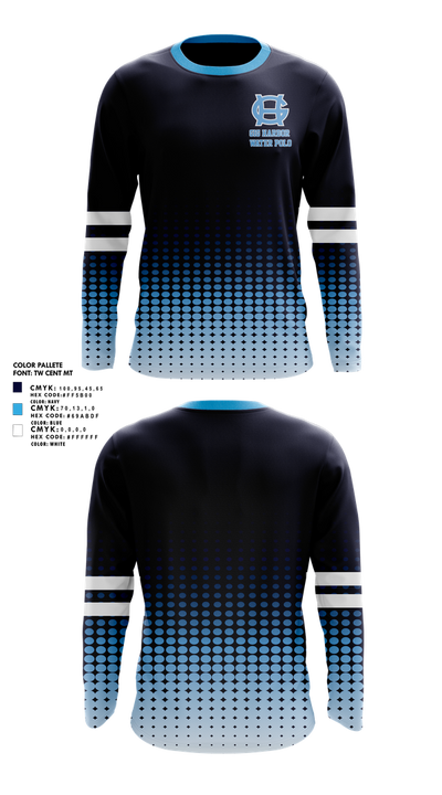 Gig Harbor Water Polo 50999799 Long Sleeve Performance Shirt 1