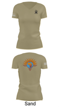 TF BATAAN S1 74861881 Women's Short Sleeve V-neck Shirt - 88