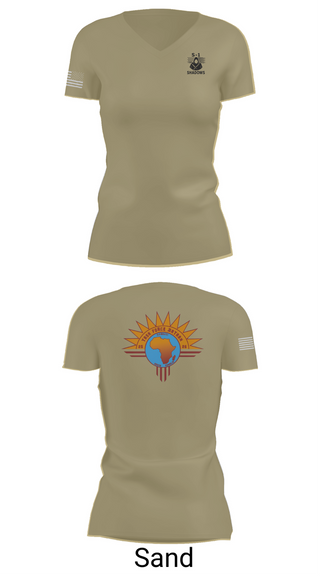 Womens Short Sleeve Vneck Shirt, TF BATAAN S1, Army, Teamtime, Team time, sublimation, custom sports apparel, team uniforms, spirit wear, spiritwear, sports uniforms, custom shirts, team store, custom team store, fundraiser sports, apparel fundraiser