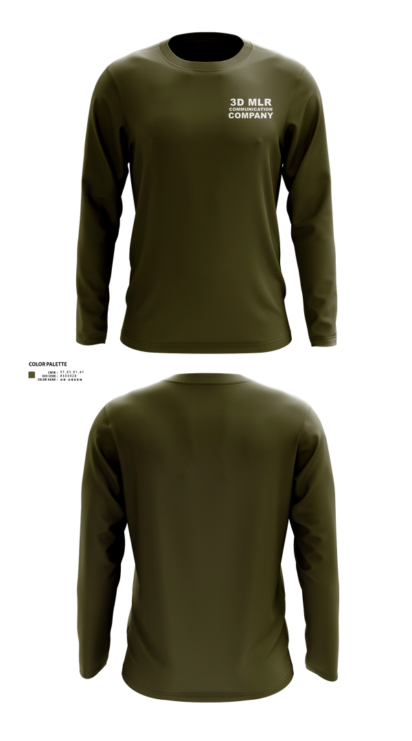 Long Sleeve Performance Shirt, 3d MLR, Communication Company, Marines, Teamtime, Team time, sublimation, custom sports apparel, team uniforms, spirit wear, spiritwear, sports uniforms, custom shirts, team store, custom team store, fundraiser sports, apparel fundraiser