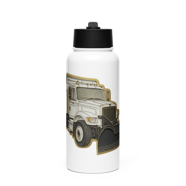 WSDOT 42442196 Stainless Steel Water Bottle with a Straw Lid