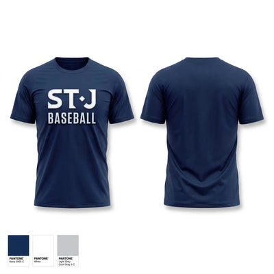 ST J Baseball Short Sleeve Performance Shirt - 2