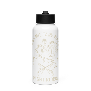 625th Military Police Battalion 38943702 Stainless Steel Water Bottle with a Straw Lid