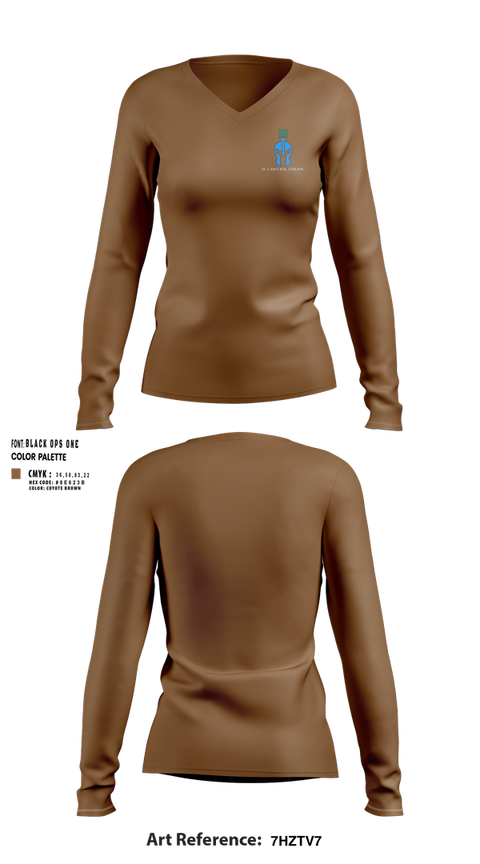Womens Long Sleeve Vneck Shirt, Sc.contractor.inc, , Teamtime, Team time, sublimation, custom sports apparel, team uniforms, spirit wear, spiritwear, sports uniforms, custom shirts, team store, custom team store, fundraiser sports, apparel fundraiser