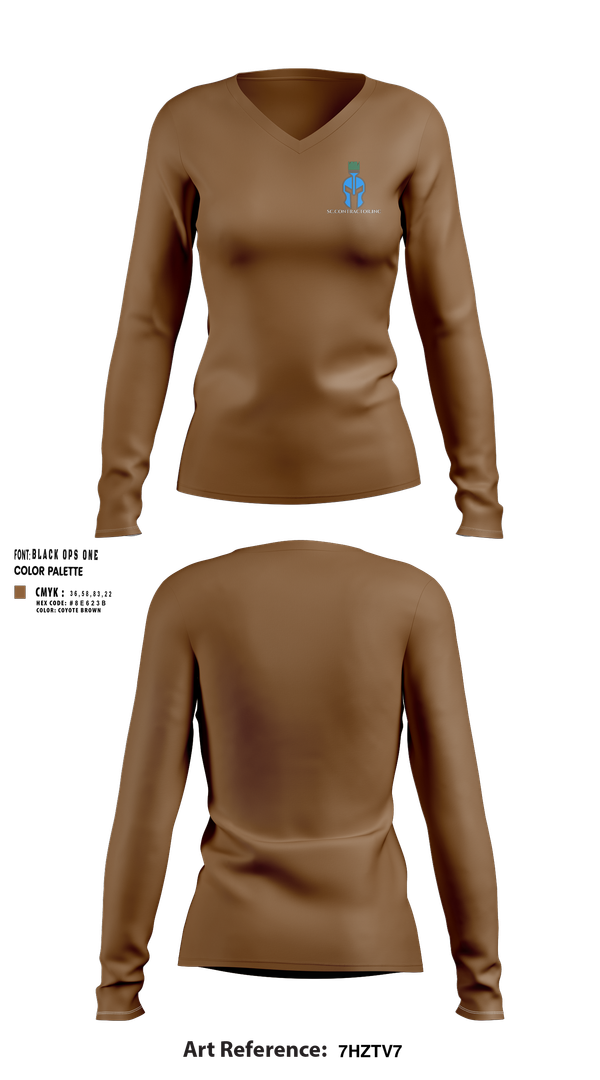 Womens Long Sleeve Vneck Shirt, Sc.contractor.inc, , Teamtime, Team time, sublimation, custom sports apparel, team uniforms, spirit wear, spiritwear, sports uniforms, custom shirts, team store, custom team store, fundraiser sports, apparel fundraiser