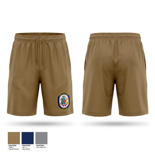 Athletic Shorts With Pockets, USS Beloit, Navy, Teamtime, Team time, sublimation, custom sports apparel, team uniforms, spirit wear, spiritwear, sports uniforms, custom shirts, team store, custom team store, fundraiser sports, apparel fundraiser