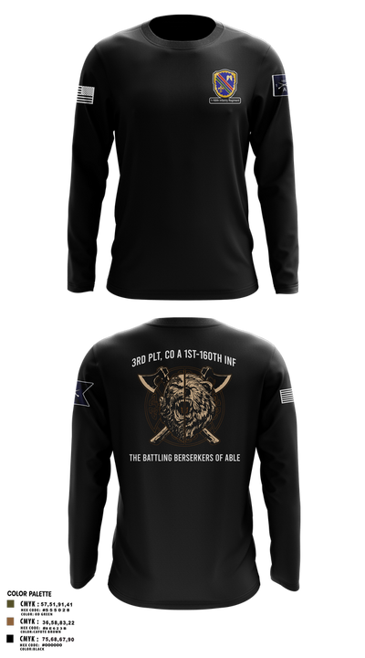 Co A, 1st-160th INF, 79th IBCT 97835057 Long Sleeve Performance Shirt 13