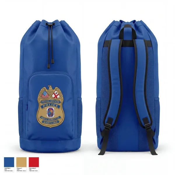 Gear Bag, Prince George's County Police, Police, Teamtime, Team time, sublimation, custom sports apparel, team uniforms, spirit wear, spiritwear, sports uniforms, custom shirts, team store, custom team store, fundraiser sports, apparel fundraiser
