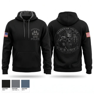 Hoodie, Markham Police K9 Unit, Police, Teamtime, Team time, sublimation, custom sports apparel, team uniforms, spirit wear, spiritwear, sports uniforms, custom shirts, team store, custom team store, fundraiser sports, apparel fundraiser