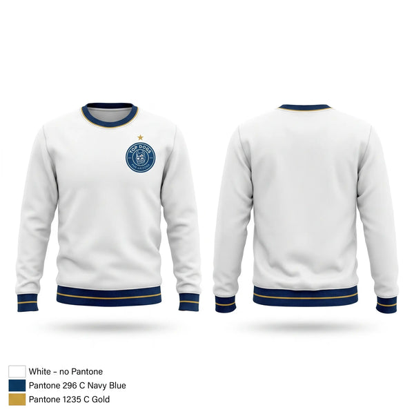 Crew Neck Sweatshirt, Top Dogs, Men's Soccer, Teamtime, Team time, sublimation, custom sports apparel, team uniforms, spirit wear, spiritwear, sports uniforms, custom shirts, team store, custom team store, fundraiser sports, apparel fundraiser