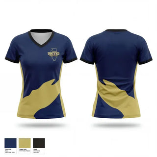 Womens Short Sleeve Vneck Shirt, Illinois United (ISVI Co-op), Wrestling, Teamtime, Team time, sublimation, custom sports apparel, team uniforms, spirit wear, spiritwear, sports uniforms, custom shirts, team store, custom team store, fundraiser sports, apparel fundraiser