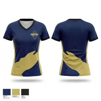 Illinois United (ISVI Co-op) 43056541 Women's Short Sleeve V-neck Shirt - 1