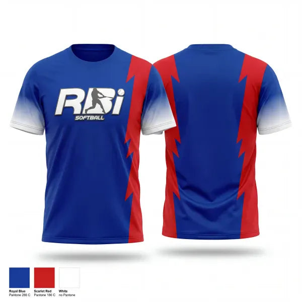 Old School Cotton Feel Shirt, RBI, Softball, Teamtime, Team time, sublimation, custom sports apparel, team uniforms, spirit wear, spiritwear, sports uniforms, custom shirts, team store, custom team store, fundraiser sports, apparel fundraiser