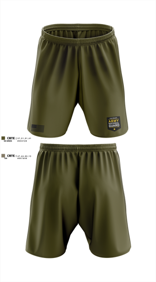 Athletic Shorts With Pockets, Recruiting and Retention Battalion, National Guard, Teamtime, Team time, sublimation, custom sports apparel, team uniforms, spirit wear, spiritwear, sports uniforms, custom shirts, team store, custom team store, fundraiser sports, apparel fundraiser