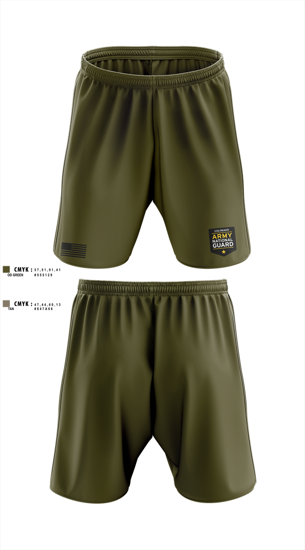 Athletic Shorts With Pockets, Recruiting and Retention Battalion, National Guard, Teamtime, Team time, sublimation, custom sports apparel, team uniforms, spirit wear, spiritwear, sports uniforms, custom shirts, team store, custom team store, fundraiser sports, apparel fundraiser
